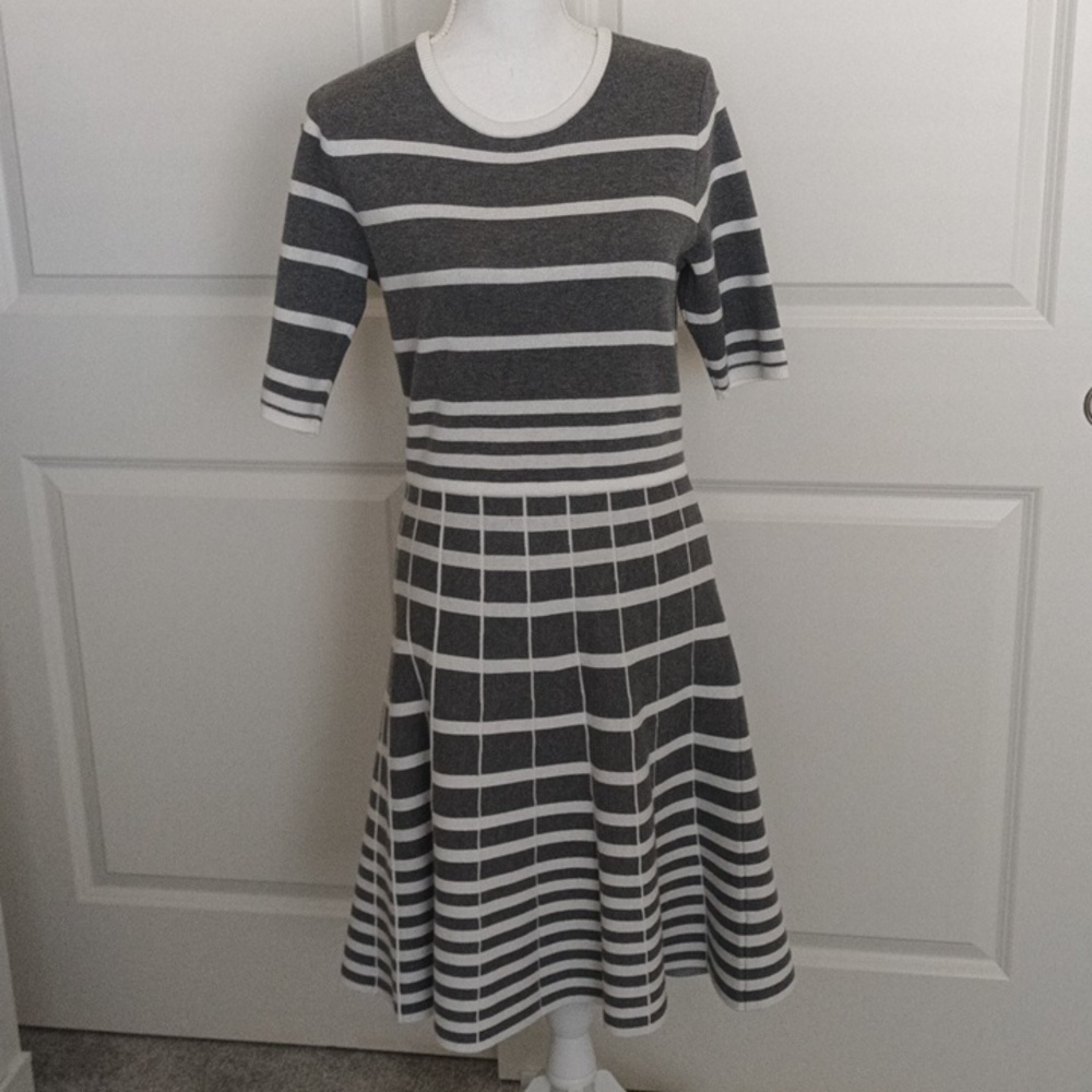 Soft grey sweater dress